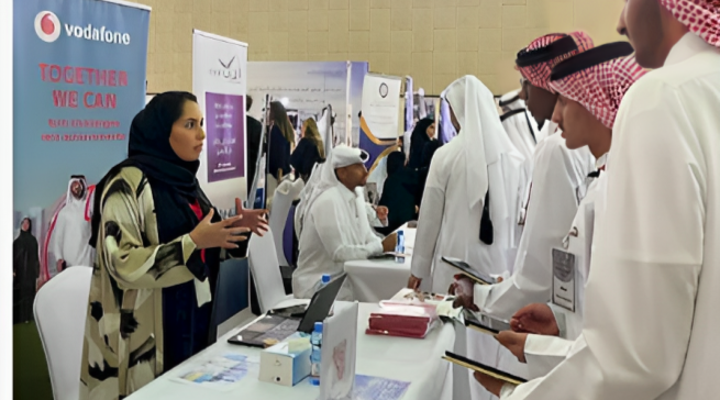 Vodafone Qatar Participates in Banking Studies & Business Administration Secondary School Career Fair	
