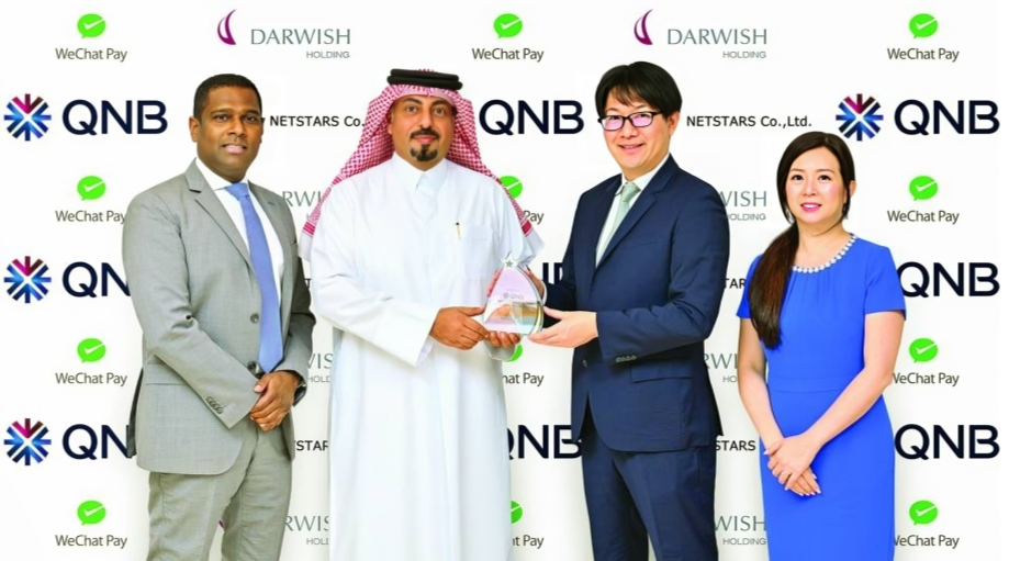 QNB Becomes 1st Bank in GCC To Accept Weixin Pay E-Commerce in Collaboration With Darwish Holding, NETSTARS	
