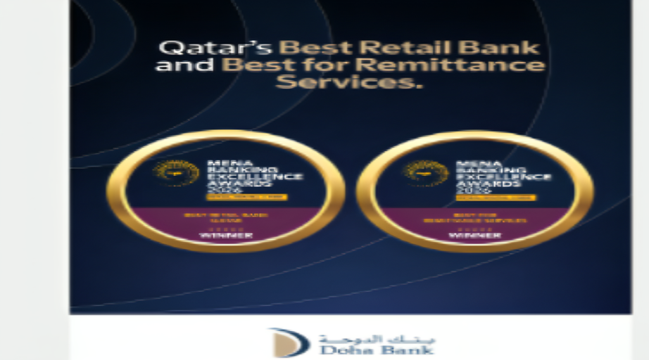 Doha Bank Wins ‘Best Retail Bank’ and ‘Best for Remittances’ at MEED Awards 2026