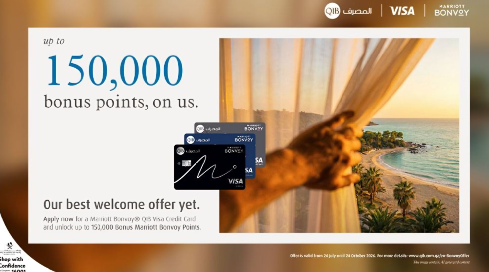 QIB Launches Marriott Bonvoy Card Rewards Offer