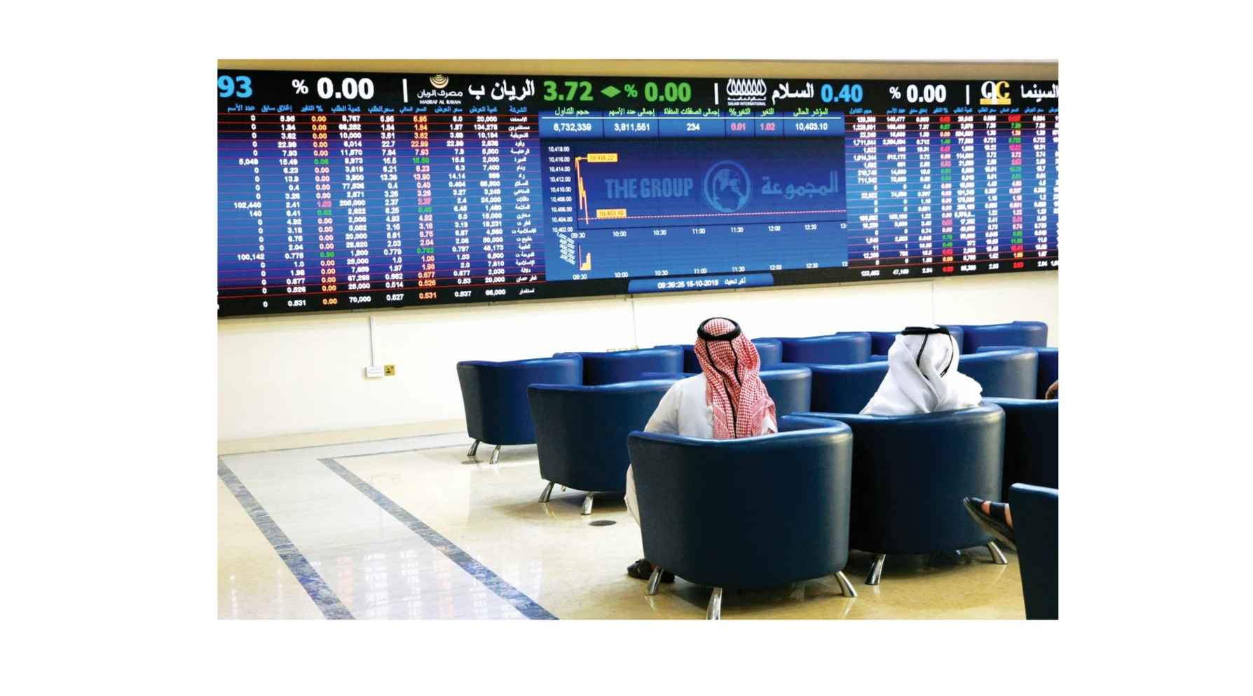 سهم الخليج الدولية يتصدر السيولة بالبورصة
