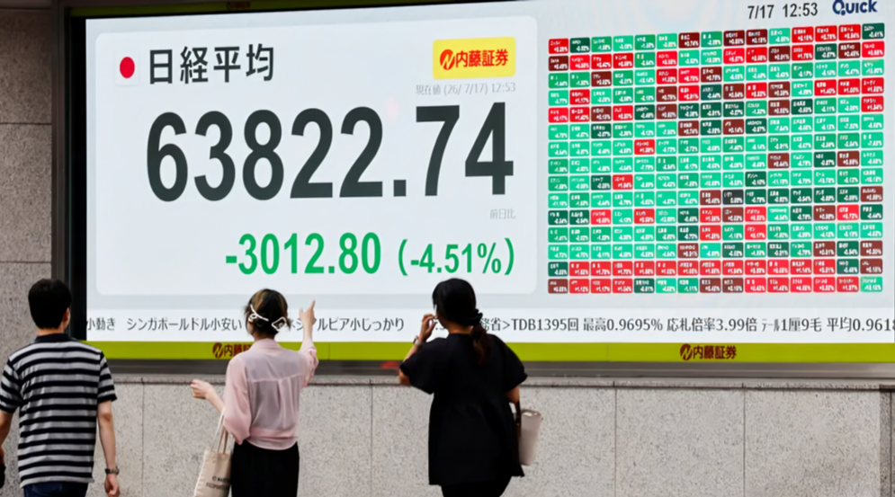 Asian Markets Tumble as US-Iran Fighting Lifts Oil and Bond Yields
