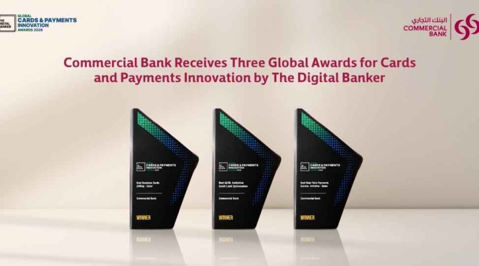 Commercial Bank Receives Three Global Awards for Cards, Payments Innovation by the Digital Banker
