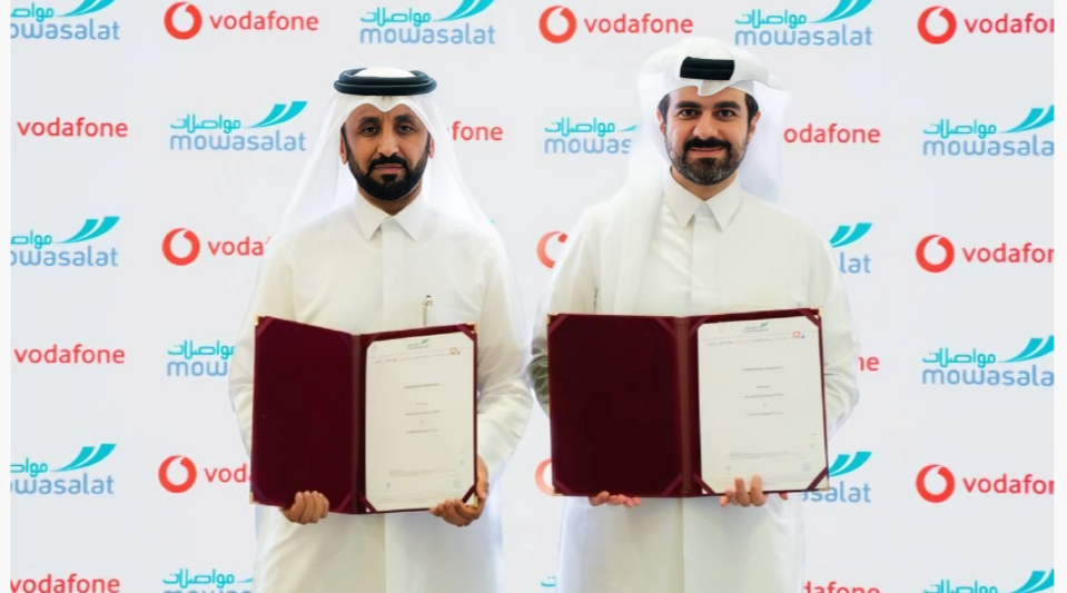 Vodafone Qatar, Mowasalat Sign MoU To Advance Digital Innovation