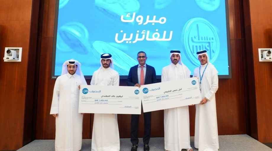 QIB Announces Two New Misk Millionaires, Each Winning QR1 Mn