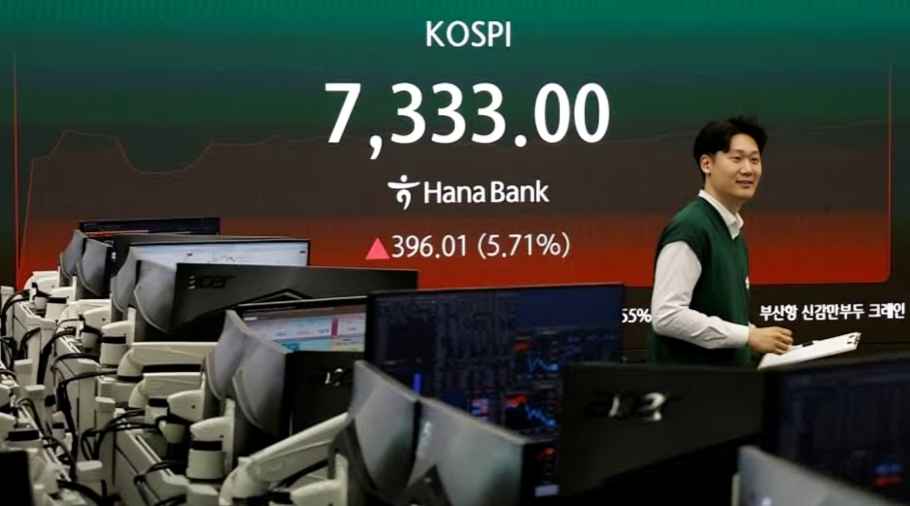 Asian Stocks Dive on AI Jitters Ahead of US Bank Earnings