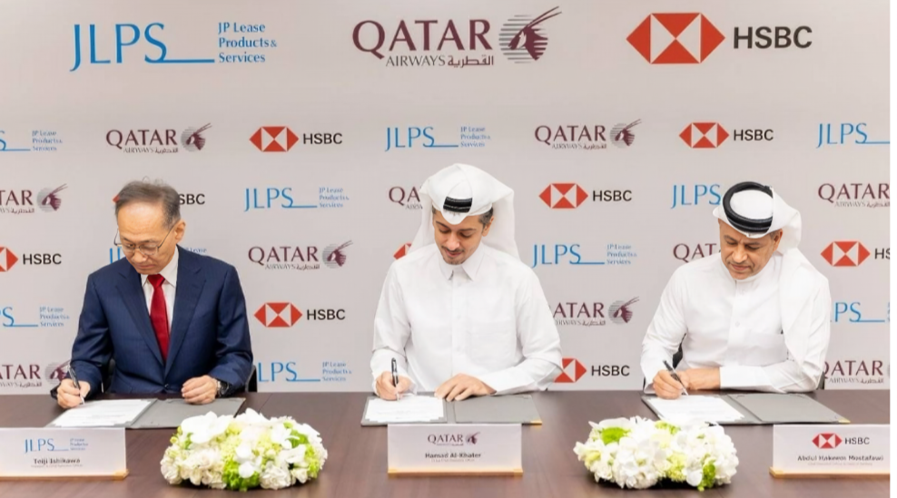 Qatar Airways Group Signs Inaugural Japanese Financing Agreement With Partners HSBC and JP Lease