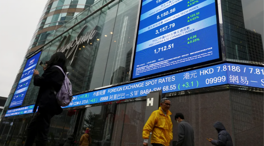 Asian Stocks Slip, Wall St and Bonds Benefit From Oil Skid