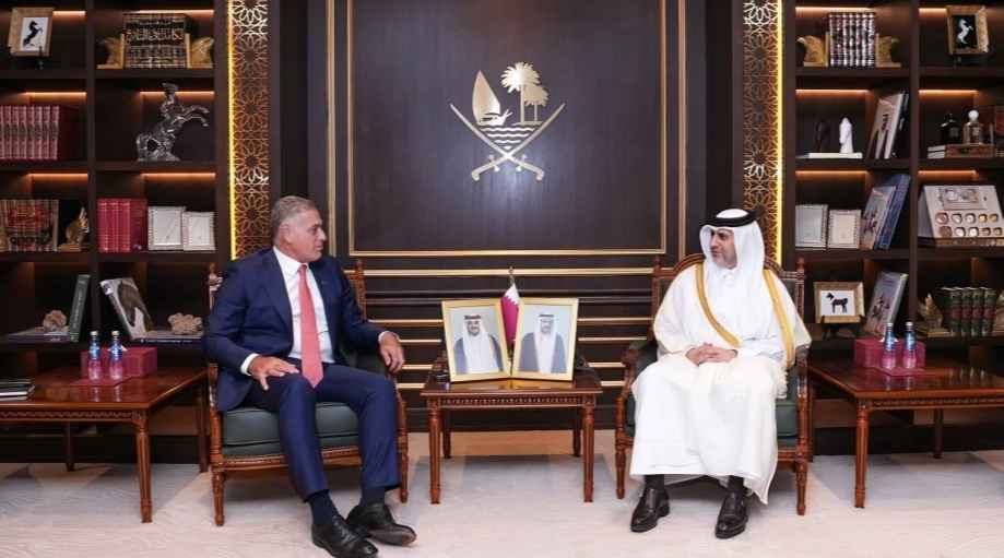 QCB Governor Meets With Palestine Monetary Authority Chief