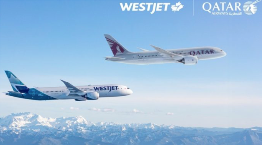 Qatar Airways, WestJet Sign Codeshare Deal To Expand Connectivity