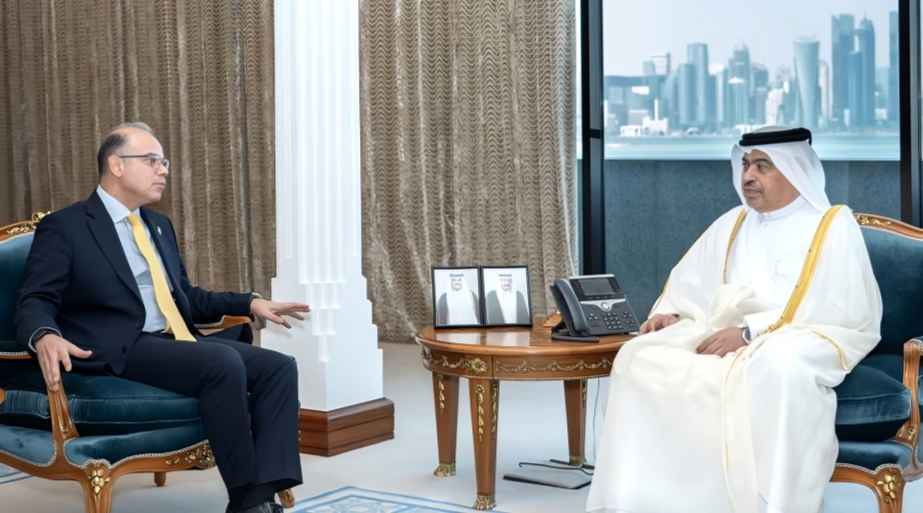 Minister of Finance Meets Egyptian Minister
